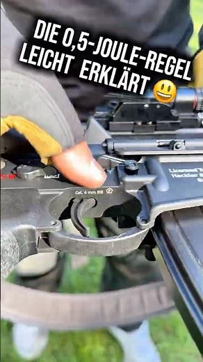 The 0.5 joule rule explained. 😃 #airsoft #airsoftshorts #shorts