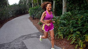 She's a 71-year-old marathoner who's setting world records, and she'll run at Cape Canaveral