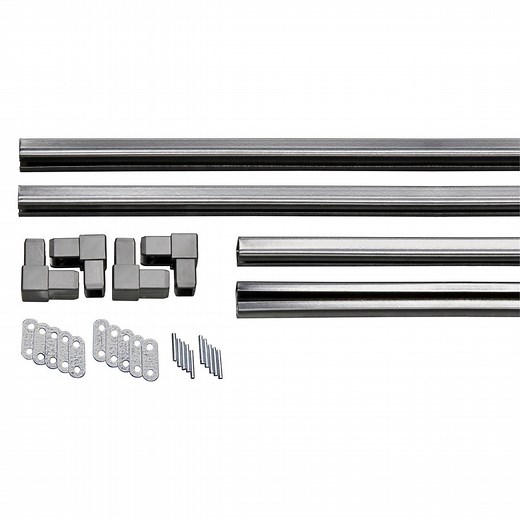 Jack Matrix 1820 x 1220 x 28mm Charcoal Screen Panel C-Channel Frame Kit