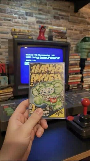 Playing MANIC MINER on the Amstrad CPC 464 like it's 1984