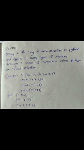 Slicing in python #pythonprogramming #programming