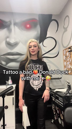 Tattoo with Donald Duck: Cry Baby Meaning Explained