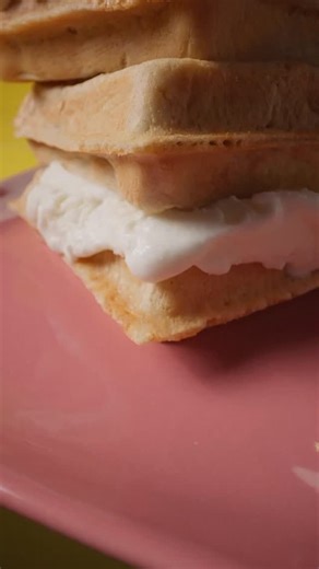 Fresh waffles creamy ice cream = perfection 🧇🍦 Our new waffle sandwich is here, don’t miss it! #dspot | D Spot Dessert Cafe