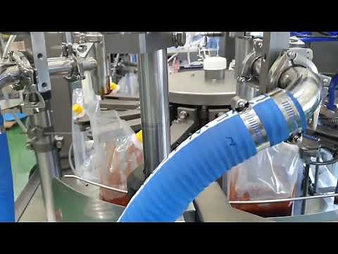 [솔팩]코너스파우트 파우치 자동포장기계 Corner Spout Pouch Automatic Packaging Machine