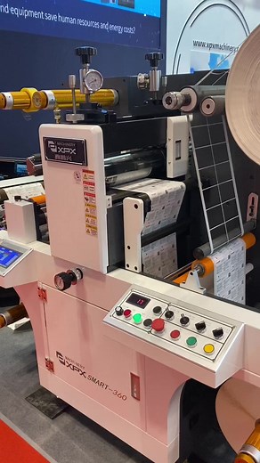 Smart-360 Rotary Die Cutting Machine for Sticker Labels | Efficient Label Finishing Solutions