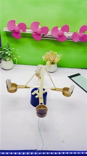 Wooden swing 😀 #shorts #dcmotor