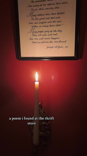 Battle Against War As the smoke of battle rises The commander looks to see How many of his officers have died To set their country free. Many soldiers have been killed On the good and bad side How can anyone win the war When so many have died? Many people pray if the day That all war will end. But this will never happen Until we call our foe, our friend. - Juleigh McGuire, 1986 #thrifting #thriftfinds
