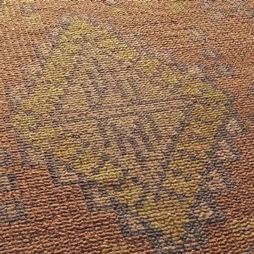 Hand-knotted Burnt Orange Wool Rug: Tribal Medallion, Bohemian Style - Etsy