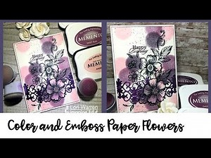 Quick and simple background technique with Imagine Large Daubers and Memento Ink