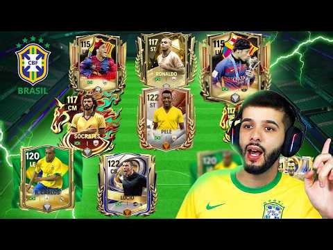 I assembled the all-time Brazilian national team on FC Mobile! 🇧🇷😱