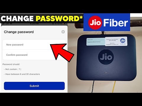 How To Change Jio Fiber Wifi Password in My Jio App | How to reset jiofiber username and password