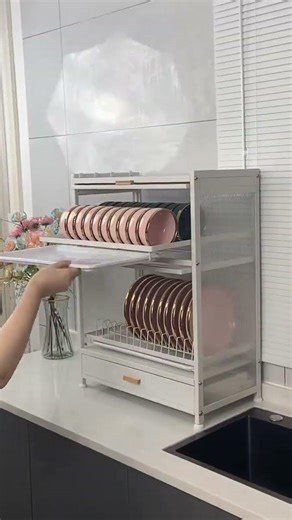 Drying and storage rack for dishes # Dish rack # Drying dish rack # Dishes