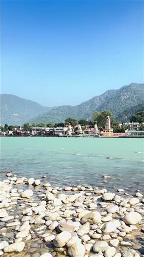 Ganga river and Himalayas views