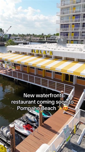 Lola’s On The Water is a new waterfront restaurant coming to Pompano Beach ☀️ 📍125 N Riverside Dr, Pompano Beach It replaces the Rusty Hook that once stood here! Been told that we can expect to see Lola’s to open this fall, but no concrete date has been announced. Are you excited? ✨ Follow me for more new openings in Broward County & Fort Lauderdale 🌴 #pompanobeach #broward #browardcounty
