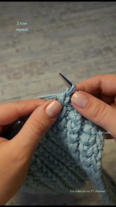 3.5K views · 44 reactions | Rib Knitting Pattern | 2 row repeat | GutCrafts | Facebook