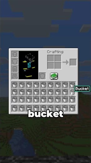 Can you escape from here with an empty bucket? 💎 #minecraft
