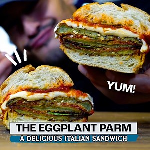 82K views · 2.7K reactions | Turning The Italian Classic Into A Sandwich: Eggplant Parm | Not Another Cooking Show | Facebook