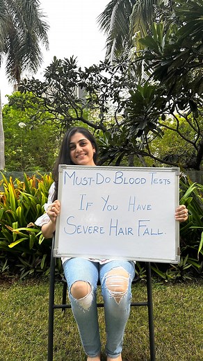 Sudden severe hair-loss? Don’t worry! Fortunately, you can deal with sudden hair loss through proper medical steps and watch the video to know which blood tests to go for. Share it with your friends and family if you found this helpful.✨ — #dietconcepts #healthylifestyle #healthyliving #dietplanindia #dietplanner #dailydietmeal #dieticiansofinstagram #nutritioncoach #suratdietitian #indiandietician #severehairfall #curehairfall #reducehairfall #hairfallreasons #hairloss [severe hair fall, hair l