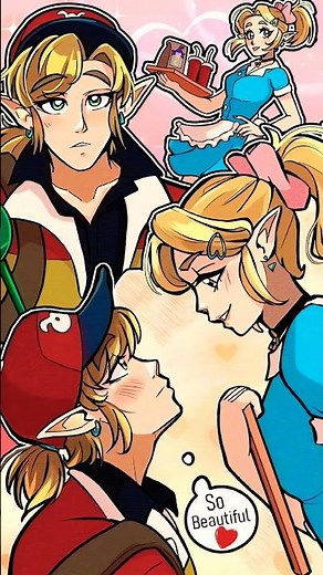 Link wants Zelda for breakfast - Zelda comic dub
