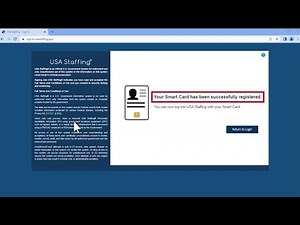 US OPM - USA Staffing System Smart Card Login Tutorial Video Walkthrough 08 26 2025 17 57 03 1