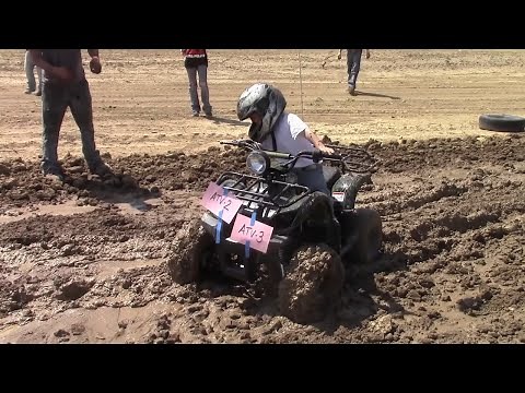 KIDS ATV MUD BOGGING