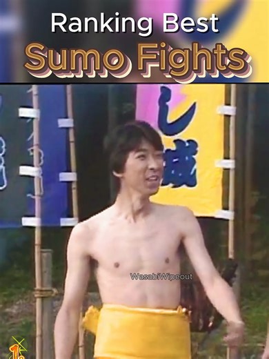 Takeshi's Castle Ranking the best Sumo Fights #takeshicastle #gameshow #nostalgie #sumo #japan