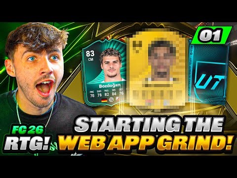 FC26 ROAD TO GLORY #1 - FIRST PACKS AND SBCS ON THE WEBAPP!