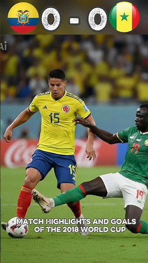 COLOMBIA VS SENEGAL | Match Highlights and Goals of the 2018 World Cup 🔥⚽