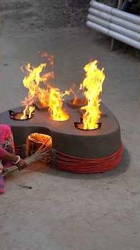 Making big six love chulha | 🔥😍 #Six_chula #big_chula #stove