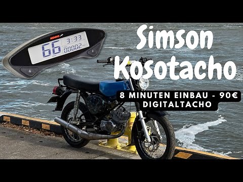 Simson Kosotacho I Digitaltacho I 8 Minuten Einbau