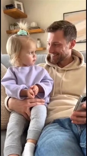 Baby Catches Daddy Changing His Answer: "You're Not Trustable!" 😂❤️ #funny #funnymoment #shorts