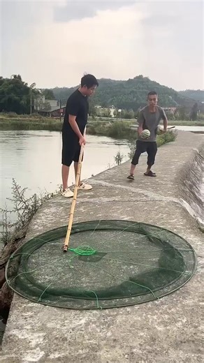 The watermelon isn’t catching anything