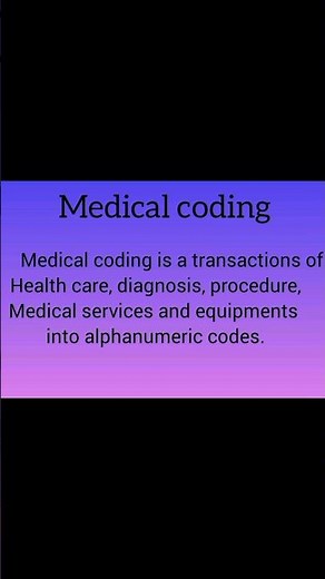 What is medical coding? Explain in 2 minutes tamil.