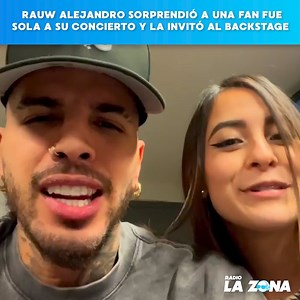2M views · 57K reactions | Una fanática de #RauwAlejandro publicó un tweet comentando que iba a ir sola a su concierto y el puertorriqueño le respondió y preparó una sorpresa que nunca olvidará. 朗 ¡TIENES QUE VERLO! ¿A qué artista te gustaría conocer?  | La Zona | Facebook
