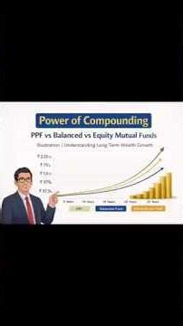 Power of Compounding | PPF vs Balanced vs Mutual Fund | Illustration | Understand Long term wealth