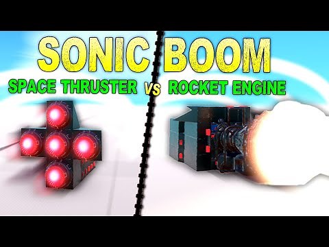 How Few SPACE THRUSTERS Does It Take To Break The Sound Barrier?