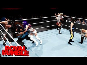 WWE 2K20 30-WOMAN ROYAL RUMBLE MATCH (2021)
