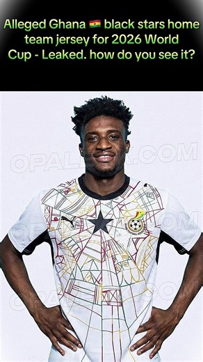 2026 World Cup Ghana Black Stars Home Jersey Leaked