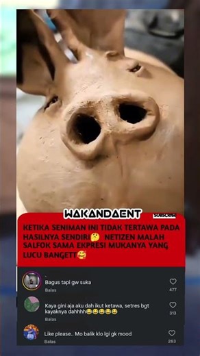 HASIL KETIKA JADI SENIMAN OTAK IKUT CAMPUR KE IDE🗿😭😭 #shorts