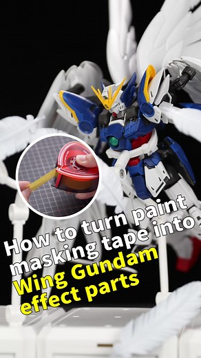 Creating Wing Gundam Effect Parts with Paint Masking Tape