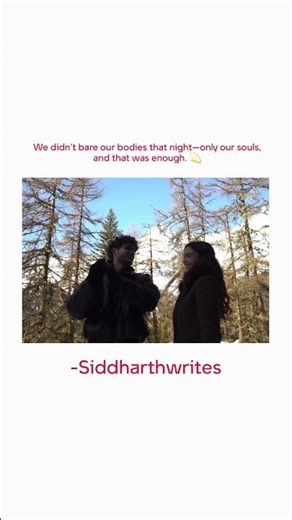 We didn’t touch skin that night.We touched honesty. ❤️ #love #poetry #siddharthwrites #lovepoetry