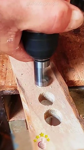 Practical woodworking round tenon drill bit tools 🛠️🪚🔩