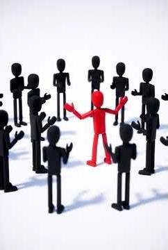 Find the Red Stick Figure! 🔴⬅️ | Crowd Animation