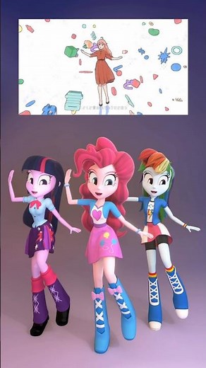 Dance animation My little pony Equestria Girls dance Witch Watch opening #animation #dance #anime
