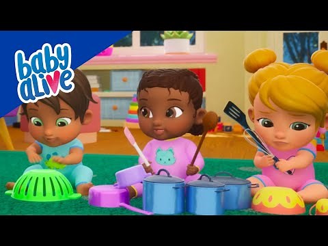 Baby Alive Official 👶🏾️‍🌈 Babies Playing Music 👶🏼💧 BRAND NEW SHOW 👶🏾 Kids Videos and Baby Cartoons 💕