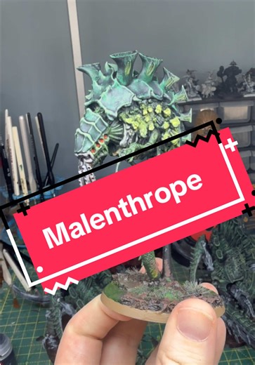 New Malenthrope finished off 😁 may have to change his data sheet abit as he’s not very good 😂 #warhammer #paintingwarhammer #warhammercommunity #tabletop #tyranids