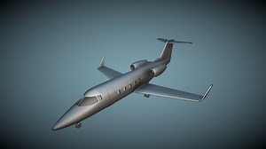 Learjet 55 - 3D Printable Model (*.STL) - Buy Royalty Free 3D model by wwwitalik
