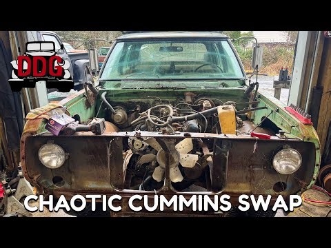 Tin Grille Tips, Cummins Tricks - Prepping Our 1973 Dodge Crew Cab And Donor 6BT For Matrimony