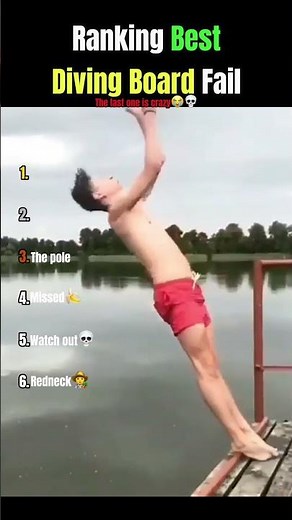 Ranking The Best Diving Board Fails