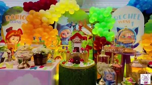 Rechel & Dorion's Dave & Ava Theme Birthday Party Decor done by Shan Party Professionals Cake by - Cakes by Melani | Shan Party Professionals | Facebook